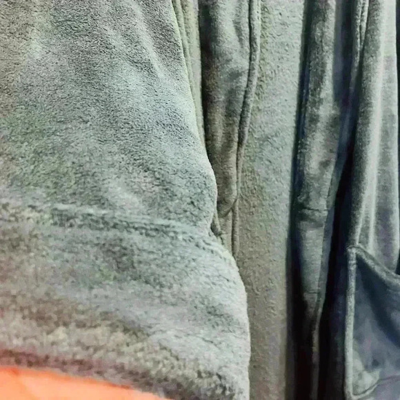 Royal Class Men‎ Robe  Wrap/Tie Long Sleeve 100% Poly green size L-XL - Picture 4 of 5